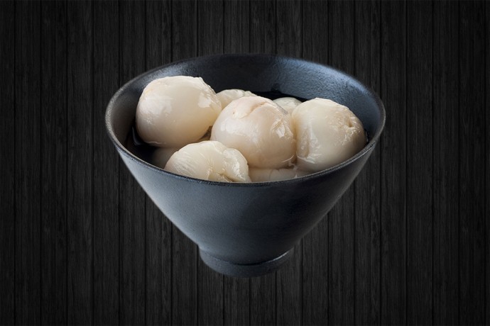 Lychees au sirop